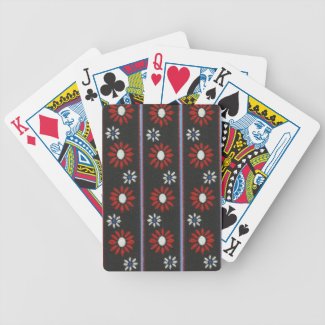 Vintage Daisy Trim Playing Cards
