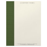 Vintage Damask Lime Green Customized Letterhead