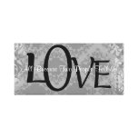 Vintage Damask Love Quote Canvas Print