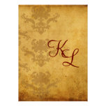 Vintage Damask Wedding Invitations