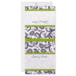 Vintage Damask Wedding Place Cards Full Color Rack Card