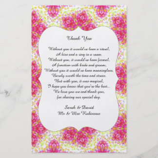 Thank You Flyers & Programs Zazzle