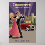 Vintage Dance and Car Show Poster