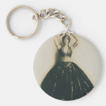 Vintage Dancer Keychain