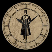 Vintage Dandy Gent wall clocks