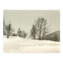 Vintage Davos, Suiza - Tarjeta Postal