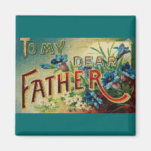 Vintage Dear Father Magnets
