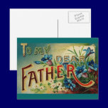 Vintage Dear Father postcards