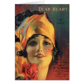 Vintage Dear Heart card