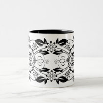 vintage decorative mug by VioDeSign vintage decorative mug