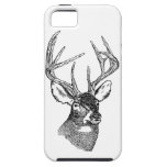 Vintage deer art graphic iPhone 5 case