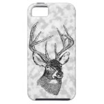 Vintage deer art graphic iPhone 5 cover
