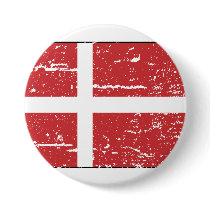 Vintage Denmark Flag buttons by flagshirts Vintage Denmark Flag buttons