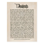 Vintage Desiderata - Postcard