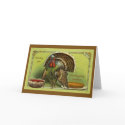 Vintage Design Thanksgiving Greetings cards