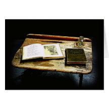 Vintage Desktop - Student Desk Card