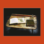 desk, vintage, old school, desktop, literature,