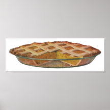 Vintage Dessert; Pie Poster