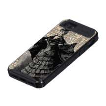 Vintage Dictionary Art Gothic Victorian Bat Lady Case For iPhone 5