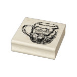 Vintage Dimpled Pint Beer Mug Art Stamp