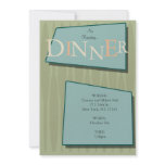 Vintage Dinner Custom Invites