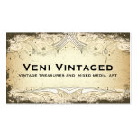 Vintage Distressed Floral Business Cards