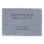 Vintage Distressed Gray RSVP invitations