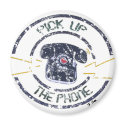 Vintage Distressed Pick Up The Phone Magnet