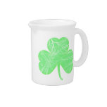 Vintage Distressed Shamrock Drink Pitcher