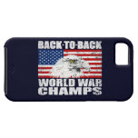 Vintage Distressed World War Champs iPhone 5 Case