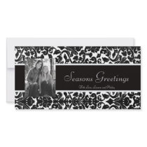 Vintage Divine Damask Picture Card