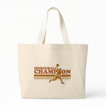 Vintage Dodgeball Champion Canvas Bag
