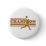 Vintage Dodgeball Champion Button