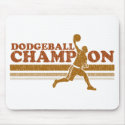 Vintage Dodgeball Champion mousepads by teachertees Vintage Dodgeball Champion mousepads