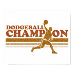 Vintage Dodgeball Champion Print