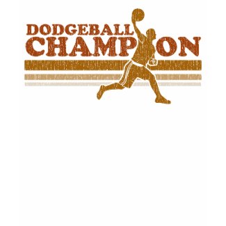 Vintage Dodgeball Champion Ringer T-Shirt shirt