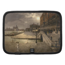 Vintage Doge's Palace by Moonlight, Venice, Italy Organizer