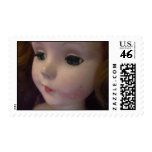 vintage doll face postage