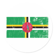 Vintage Dominica Sticker