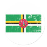 Vintage Dominica Sticker