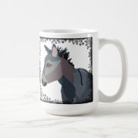 Vintage Donkey Art Mug