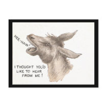 Vintage Donkey Comics postcards