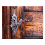 Vintage Door Handle, Aged Wood Real Estate photography