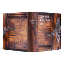Vintage Door Personalized Photo Album Binder