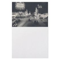 Vintage Downtown Las Vegas Personalized Stationery
