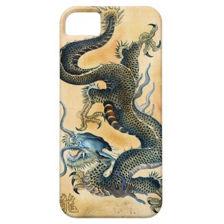 Vintage Dragon on Parchment Asian iPhone 5 Case