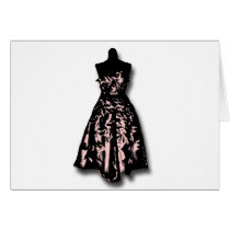 Vintage Dress cards