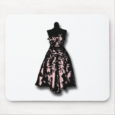 Vintage Dress Mouse Mat by NixxysPicks