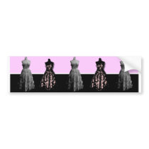 Vintage Dresses Stickers bumper stickers by NixxysPicks Vintage Dresses Stickers bumper stickers