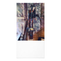 Vintage Drill Press Photo Card Template